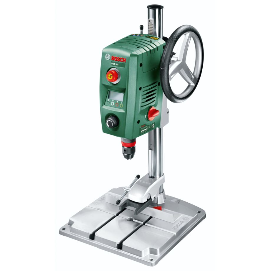 Bosch PBD 40 Tischbohrmaschine mit Laser, digitaler Anzeige und 710-W-Motor – präzise Standbohrmaschine für Heimwerker.