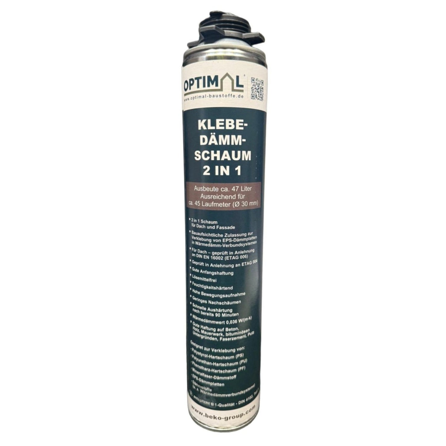 Optimal Klebe-Dämm-Schaum 2-in-1 – 750 ml