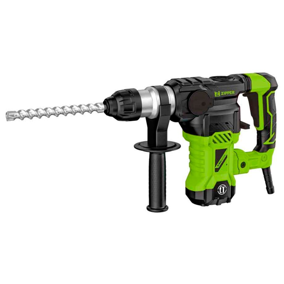 Zipper ZI-BHA1500DN Bohrhammer 1500W mit SDS-plus, Zubehör & Koffer – für Beton, Stein & Meißelarbeiten.