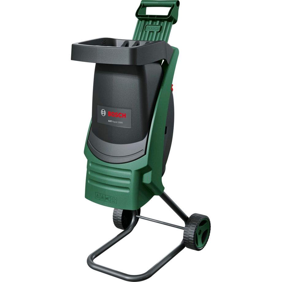 Bosch AXT Rapid 2200 Elektro-Häcksler mit 2200W Motor und Präzisionsmessern