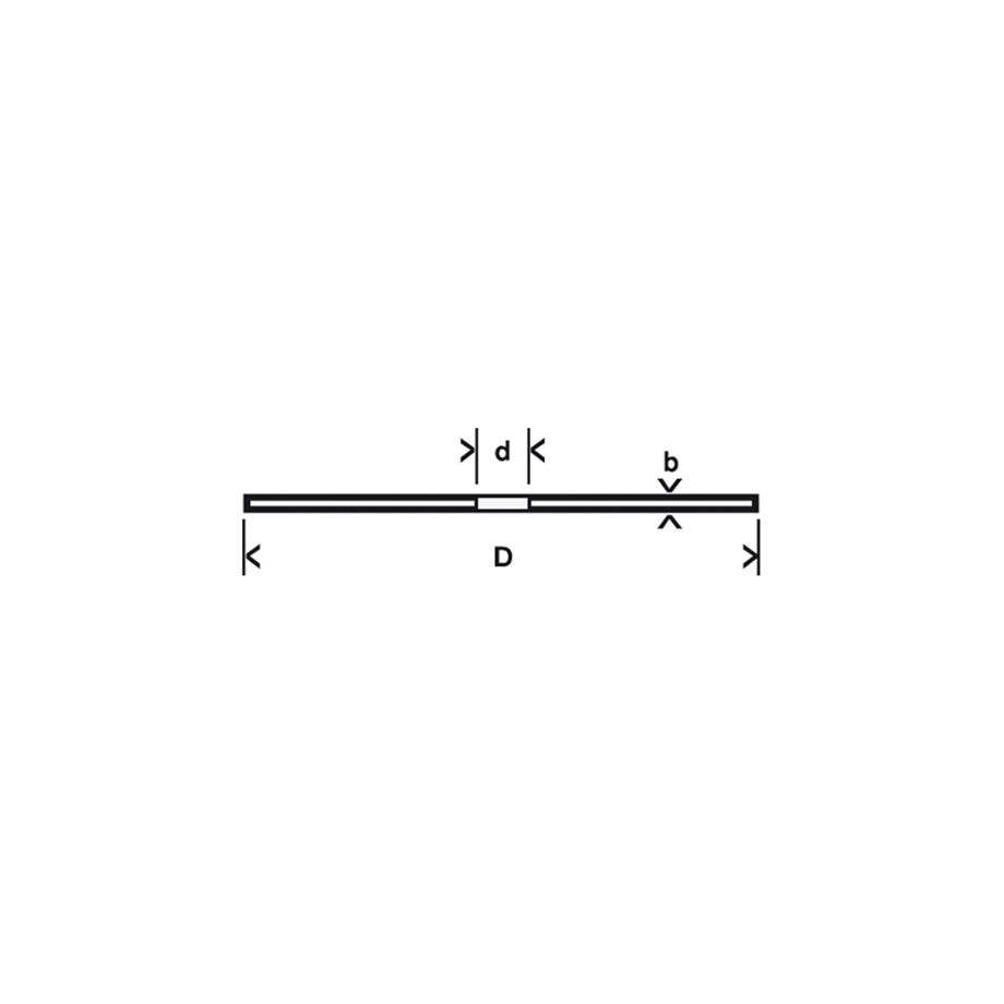 Bosch Rapido Trennscheiben INOX 125x1mm gerade – 10 Stück in praktischer Dose