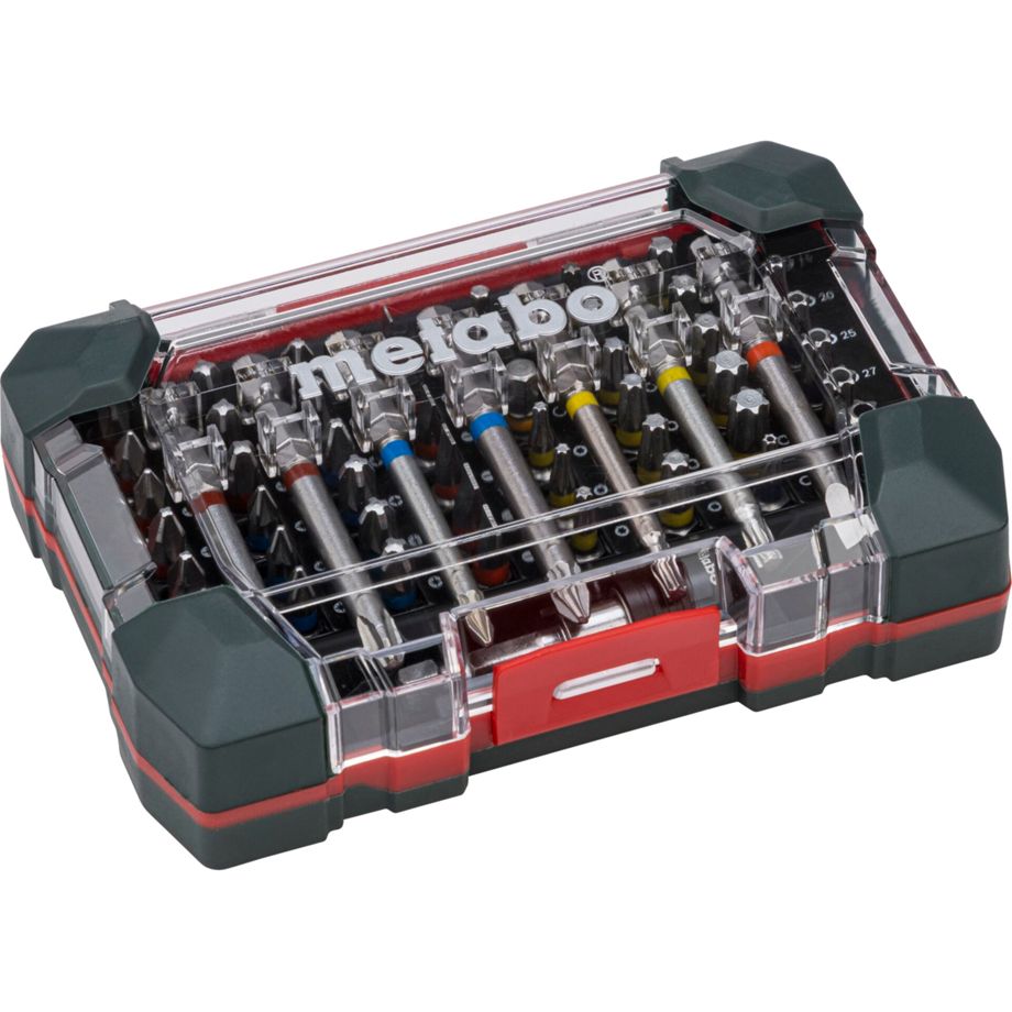 Metabo Bit-Box SP, 56-teilig – Bits-Sortiment mit Adapter in Aufbewahrungsbox