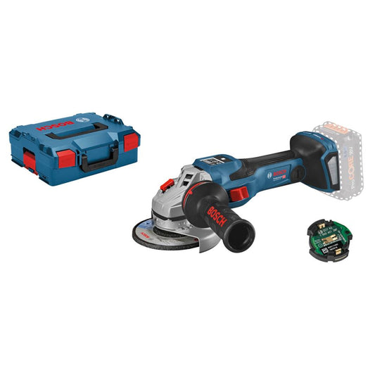 Bosch GWS 18V-15 SC Akku-Winkelschleifer mit 125 mm Scheibe und bürstenlosem Motor.