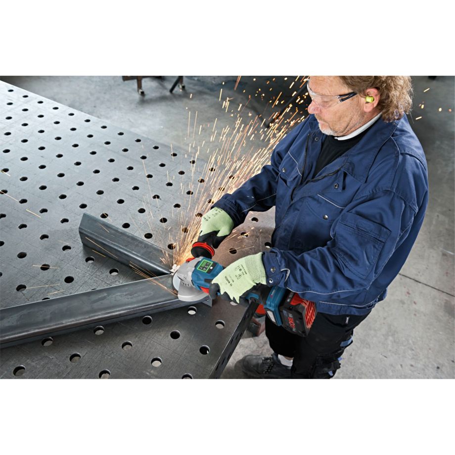 Bosch GWS 18V-15 SC Akku-Winkelschleifer 