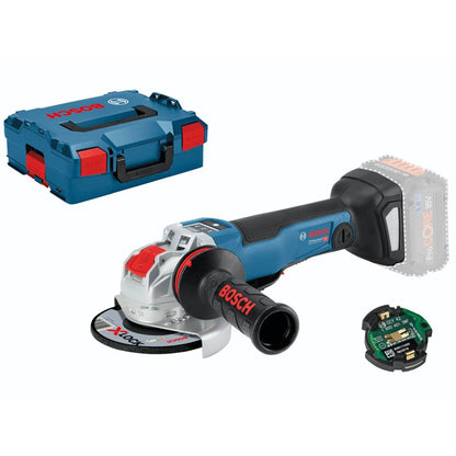 Bosch GWX 18V-10 PSC Akku-Winkelschleifer mit 125 mm Scheibe und bürstenlosem Motor.