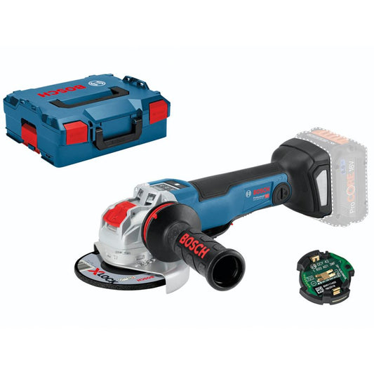Bosch GWX 18V-10 PSC Akku-Winkelschleifer mit 125 mm Scheibe und bürstenlosem Motor.