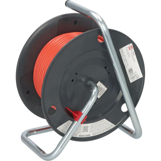 Brennenstuhl Kabeltrommel Garant 290 – 40m H05VV-F 3G1,5 mit 3 Steckdosen, Innenbereich, robust und sicher