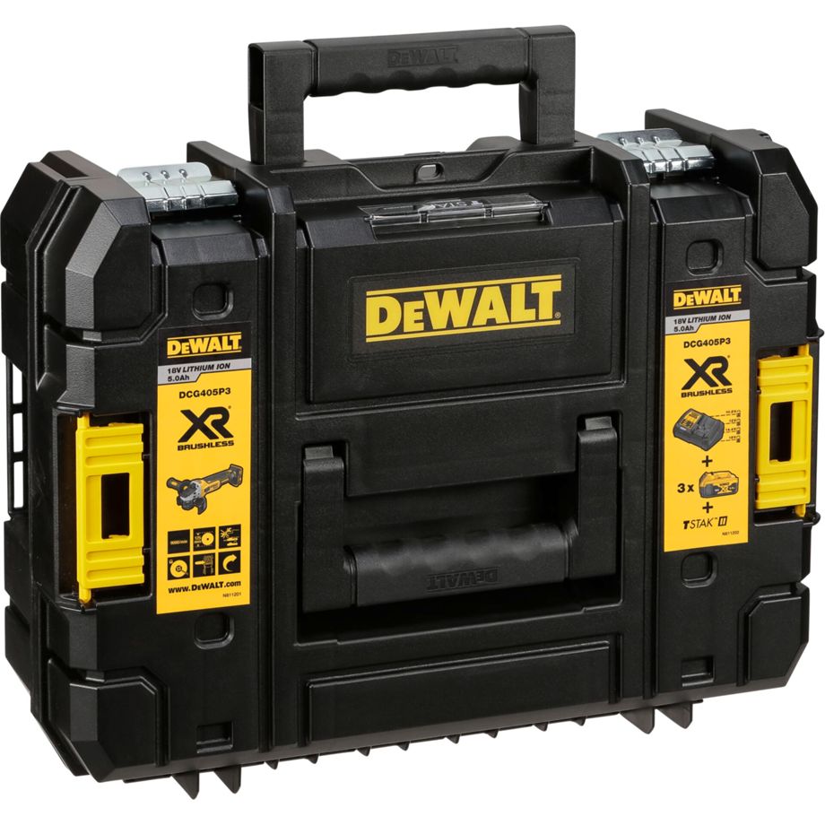 DeWalt_DCG405P3-QW_Akku-Winkelschleifer koffer