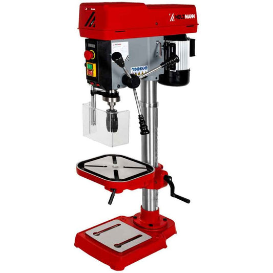 Holzmann SB203V Ständerbohrmaschine mit stufenloser Drehzahl und Digitalanzeige, 750W, Tisch höhenverstellbar.