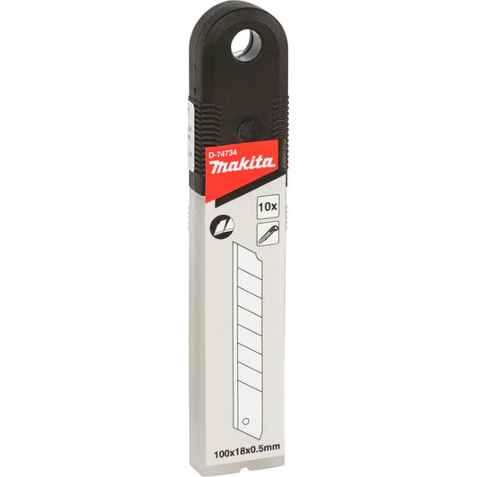 Makita D-74734 Abbrechklingen – 10 Stück Ersatzklingen für Cutter