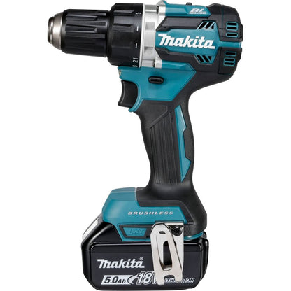Makita DDF484RT3J Akku-Bohrschrauber 18 V mit 3x 5,0 Ah Akkus, Ladegerät und MAKPAC Koffer