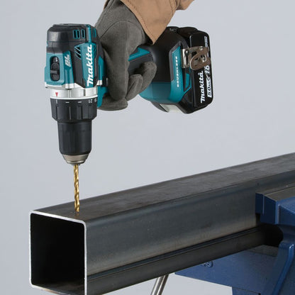 Makita DDF484RT3J Akku-Bohrschrauber 18 V mit 3x 5,0 Ah Akkus, Ladegerät und MAKPAC Koffer