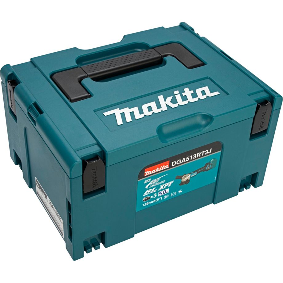 Makita_DGA513RT3J_Akku-Winkelschleifer koffer