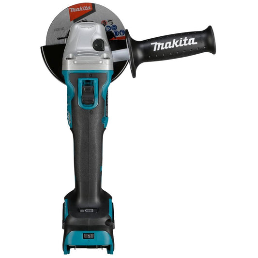 Makita DGA513ZJ Akku-Winkelschleifer 18V 125 mm im MAKPAC-Koffer, bürstenlos, solo ohne Akku & Ladegerät.