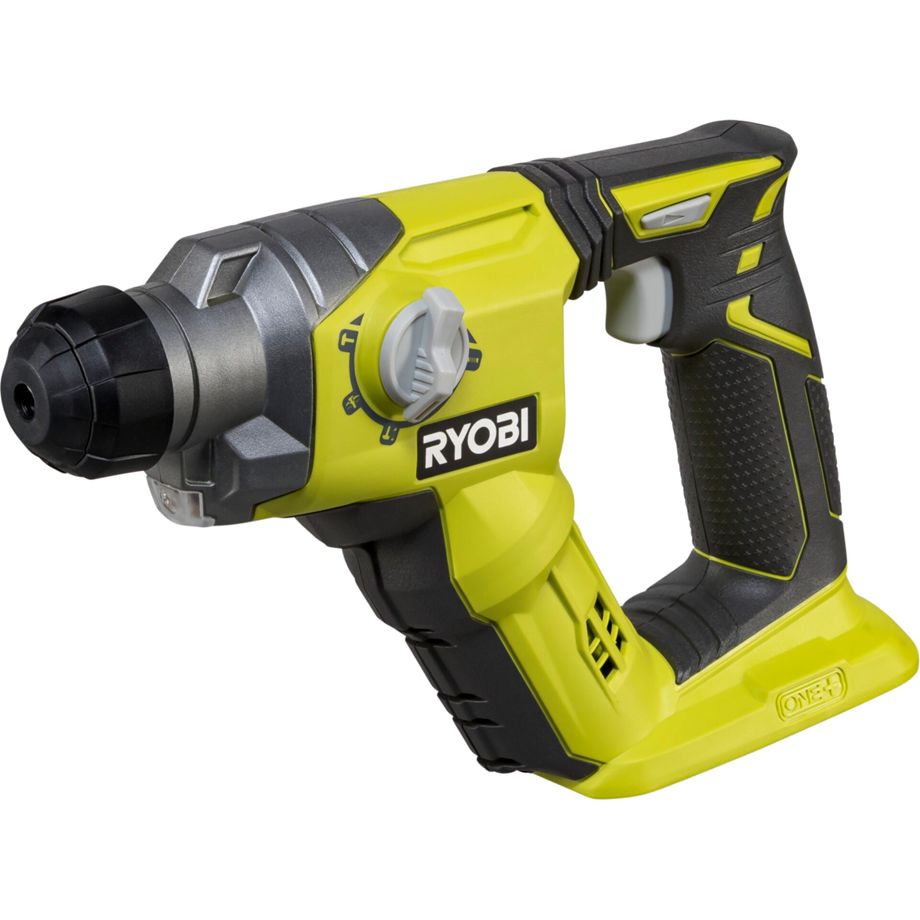 Ryobi R18SDS-0 ONE+ Akku-Bohrhammer SDS-plus 18V, kompakt, Solo-Version ohne Akku, grün-schwarz.