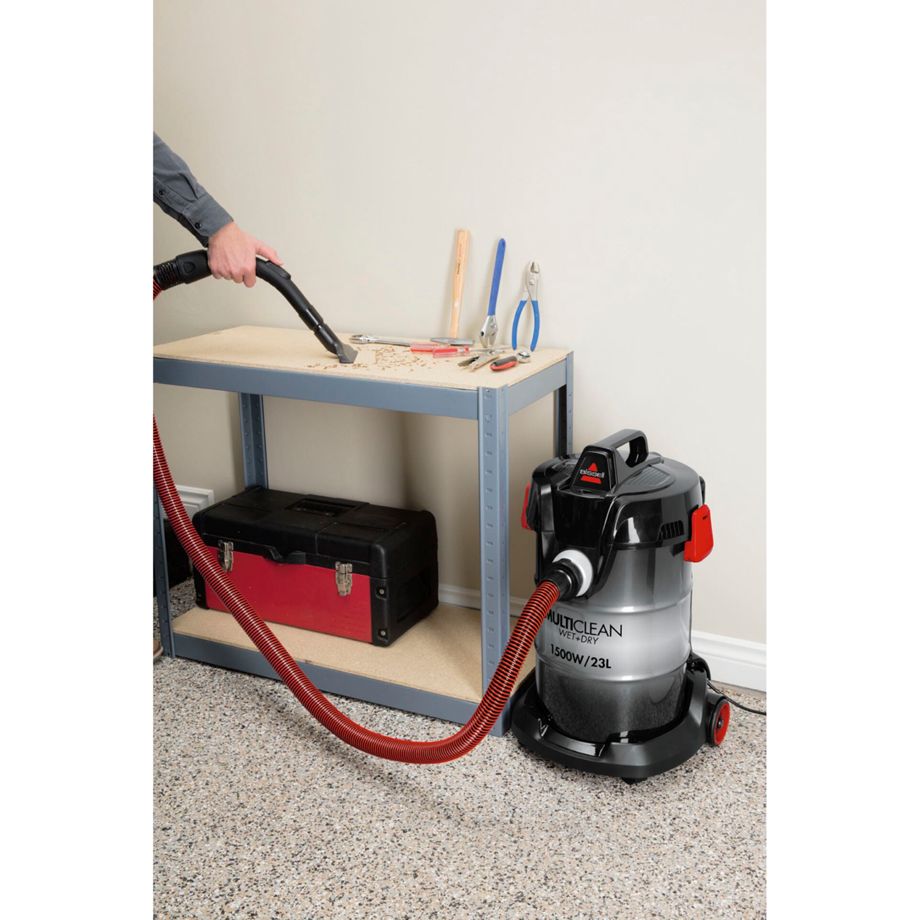 BISSELL MultiClean Wet & Dry Drum 23L – Nass- und Trockensauger mit Zubehör