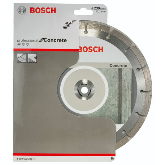 Bosch Diamanttrennscheibe 230x22,23 Standard for Concrete – robuste Scheibe für Betonarbeiten