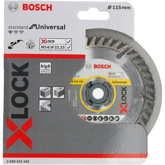Bosch X-LOCK DIA-TS 115x22,23 mm – Diamant-Trennscheibe SF für Universal