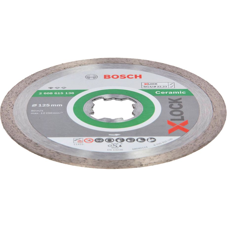 Bosch X-LOCK DIA-TS 125x22,23 mm – Diamant-Trennscheibe StC für Universal