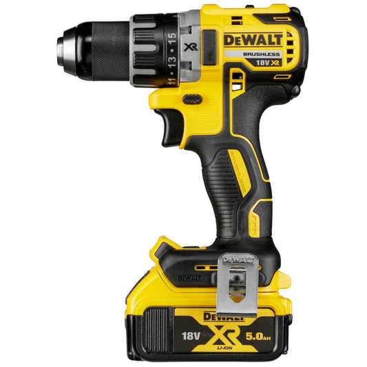 DeWalt DCD791P2-QW Akku-Bohrschrauber 18V 5,0Ah mit 2 Akkus, Ladegerät & Koffer
