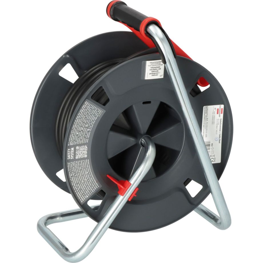 Die Professional Kabeltrommel 300 KU 2100 – 25 m, IP44, Outdoor-Kabeltrommel mit Steckdosen
