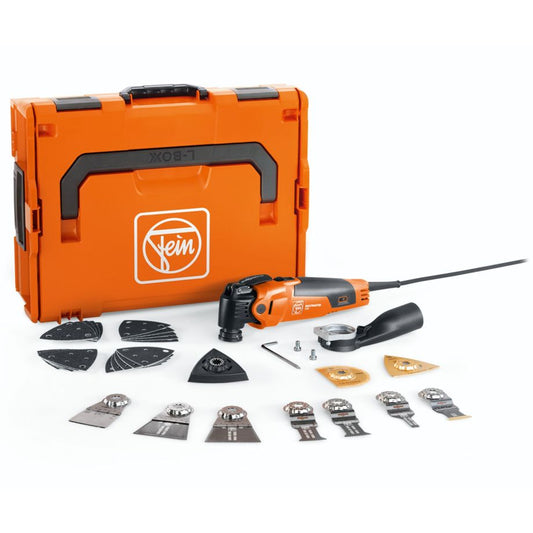 Fein Multimaster MM 500 Plus Top – Multifunktionswerkzeug 350W mit Zubehör und Koffer