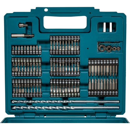 Makita E-11689 Bohrer- und Bit-Set 256-teilig – Bohrer, Bits und Zubehör in Box