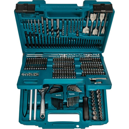 Makita E-11689 Bohrer- und Bit-Set 256-teilig – Bohrer, Bits und Zubehör in Box