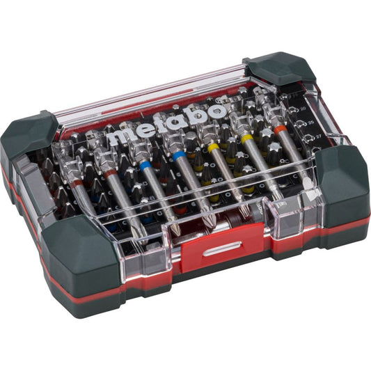 Metabo Bit-Box SP, 56-teilig – Bits-Sortiment mit Adapter in Aufbewahrungsbox