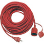 REV Verlängerungskabel 25 m, rot, IP44 – Outdoor-Verlängerungskabel für Garten und Baustelle