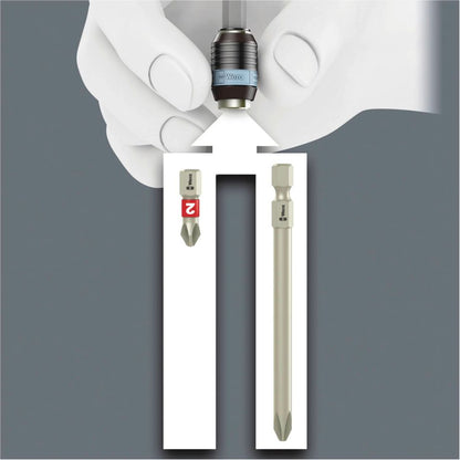 Wera Bit-Check 10 Stainless – 1 Bits-Sortiment im Etui, Edelstahl